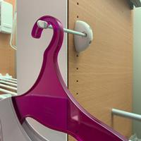 Tirataka pull-out valet rod - white-bright aluminium 3